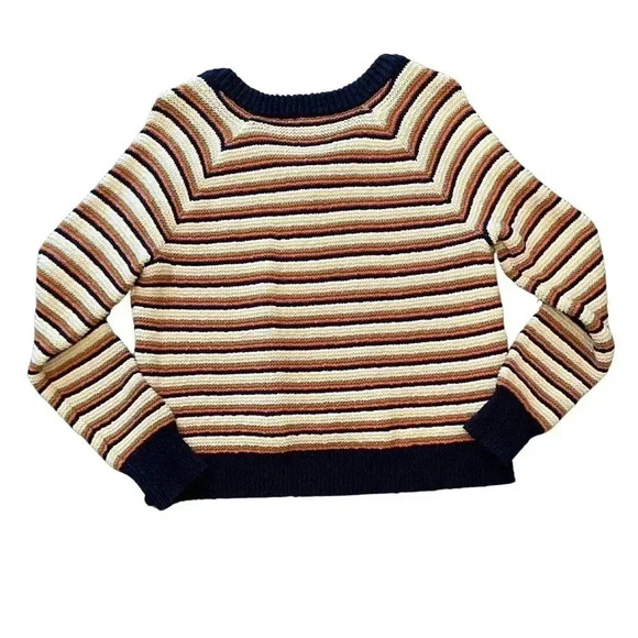 Madewell Arden V-Neck Crop Pullover Sweater Size Medium - Picture 7 of 7